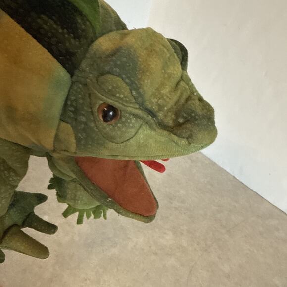 Folkmanis Green Iguana Lizard Puppet Plush 30" Realistic Stuffed Animal Toy Gift - Picture 13 of 16